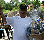 Lasse Lidberg fick första priset vid lotteriet efter arbetsdagen år 2009